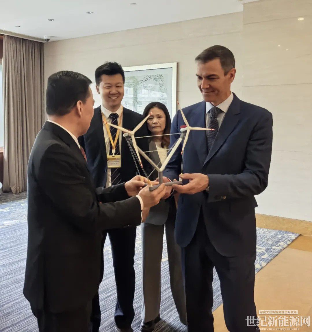西班牙首相桑切斯会见明阳集团董事长，共推海上风电欧洲属地化合作